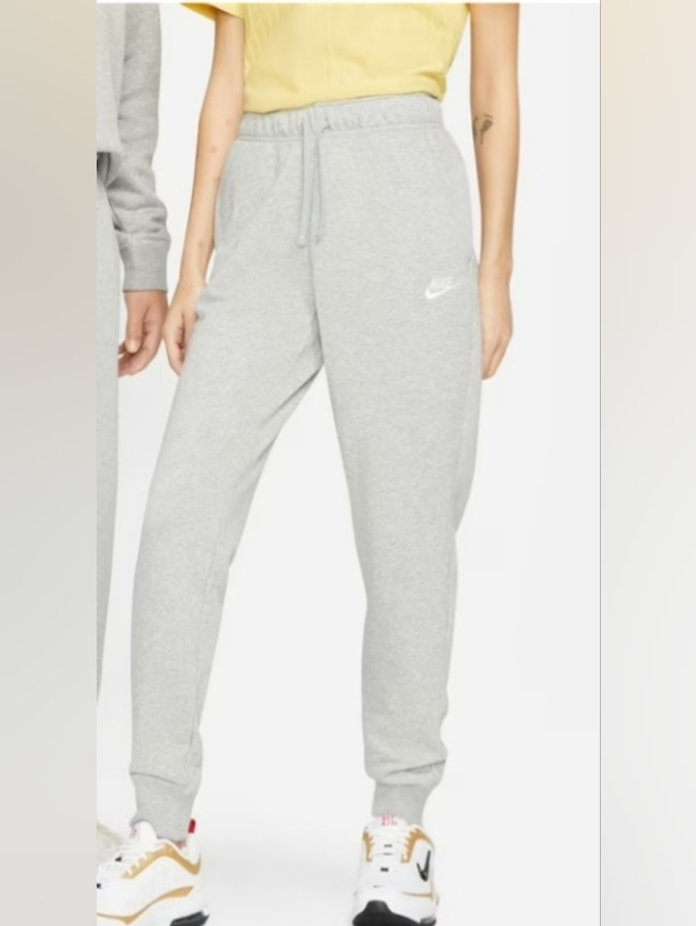 Nike Women's Heather Gray Drawstring Joggers